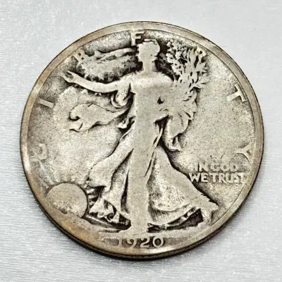1920 - Walking Liberty - Silver Half Dollar