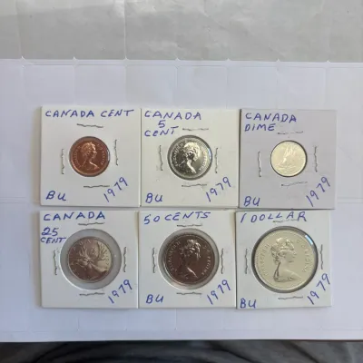 Sale Photo Thumbnail #5: Canadian 1979 Mint Set