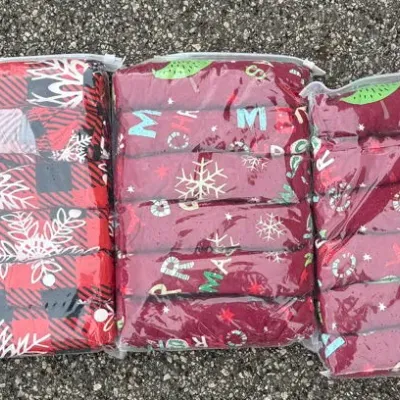 Lot of 5 Sets of 6 Christmas Chair Covers