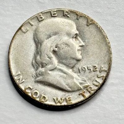 1952 - Silver Franklin Half Dollar