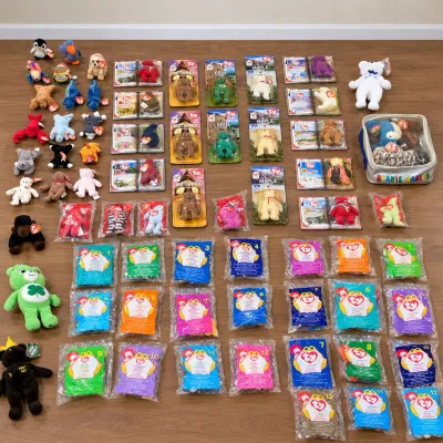 Lot of Collectable McDonalds TY Beanie Bears and Sets