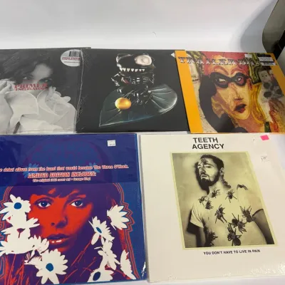 Modern Indie and Alternative Vinyl Record LP Album Lot, 5 Sealed Unopened Pieces