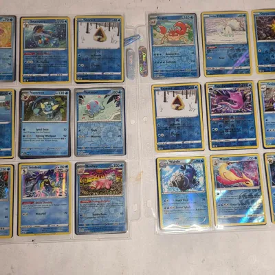 36 Blue Pokemon Cards