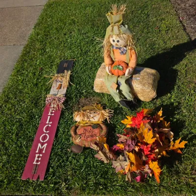 Small Collection of Outdoor Fall Decor
