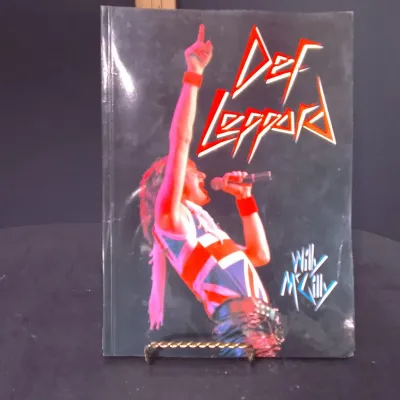 Def Leppard 1984 Proteus Books Illustrated Rock Biography -Willy McGilly, Vintage - Potterville