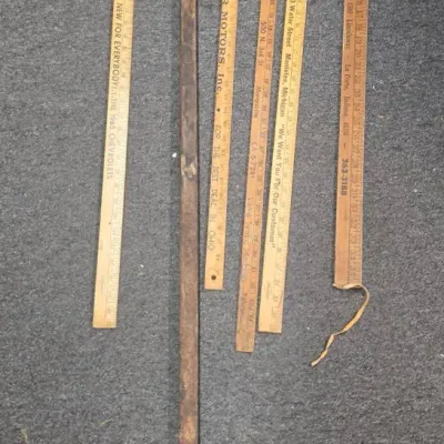 Collectible Antique Yard Sticks