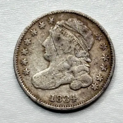 1834 - Capped Bust Silver Dime