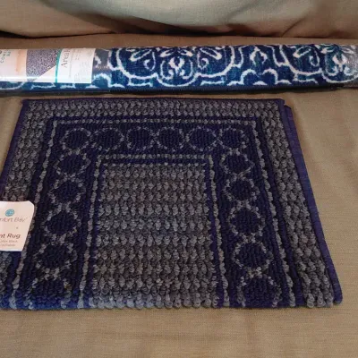 2 Area Rugs - Blue, 39" x 25", 20" x 32", New