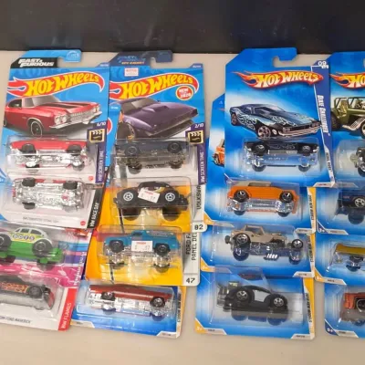 16 Hot Wheels Carded Cars incl. Custom '42 Jeep CJ-2A