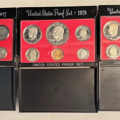 1977 / 1978 / 1979 - United States Proof Sets (2 of 2)
