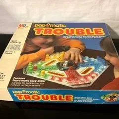 Sale Photo Thumbnail #145: NIB 1986 "Trouble" Board Game - One Missing Piece