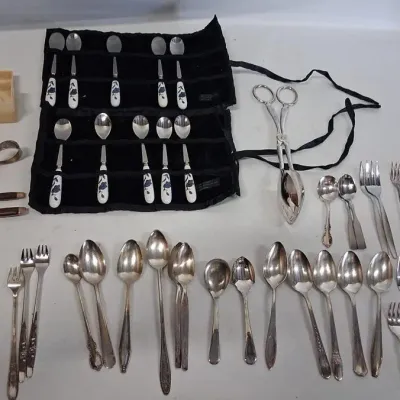 Small Collection of Vintage Silverware from Various Companies