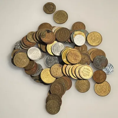 Over 75 Assorted Amusement / Arcade / Gaming Tokens