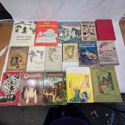 Sale Photo Thumbnail #98: Collection of 29 Vintage and Antique Children's Books