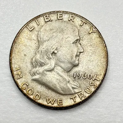 1960 - Silver Franklin Half Dollar