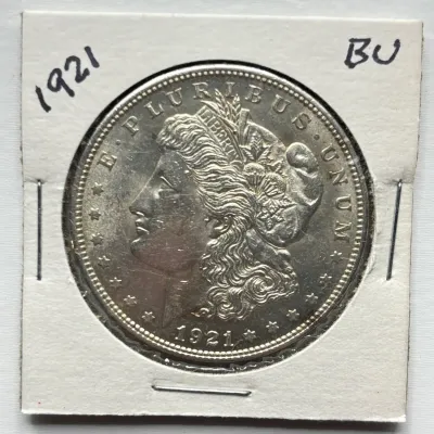 1921 - Morgan Silver Dollar - GEM BU