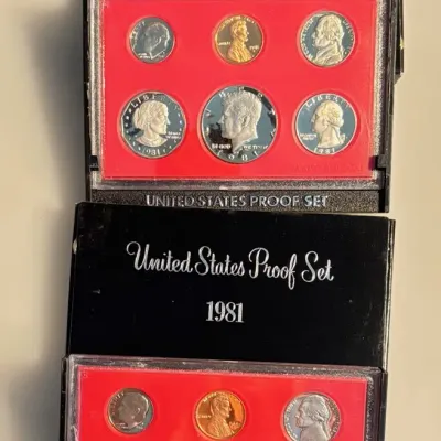 Lot of 2 1981 - United States Proof Sets