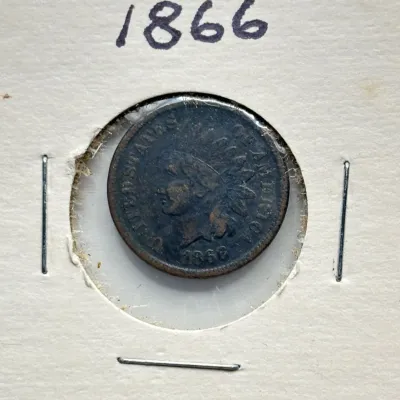 1866 - Copper Nickel Indian Head Cent