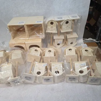 Massive Collection of Brand New DIY Wooden Birdhouses