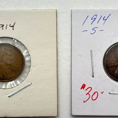 1914 / 1914 S - Lincoln Wheat Cents