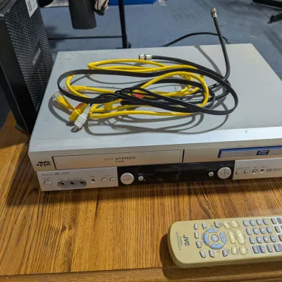 JVC VHS + DVD Player Combo With Remote Works With Netgear Modem - Estate Sales Warehouse (GR)