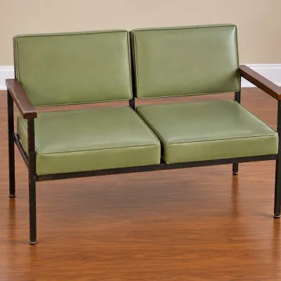 Vintage Mid-Century Modern Bench from the "Scope-H" Series Manufactured by Harter Corp - Sturgis, MI