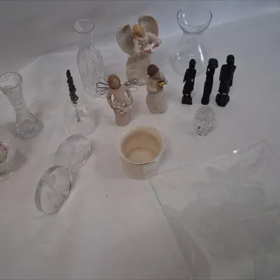Small Collection of Various Glass Decorations