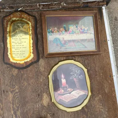 Vintage Religious Wall Decor Lot