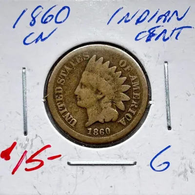 1860 - Copper Nickel Indian Head Cent