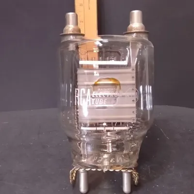 RCA Radiotron 833A Style Large Broadcast Transmitting Vacuum Tube - Potterville