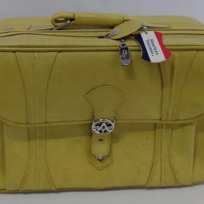 Vintage American Tourister Suitcase - Yellow, 1975