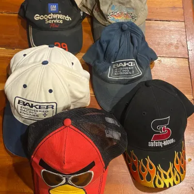 Racing Themed Baseball Hats