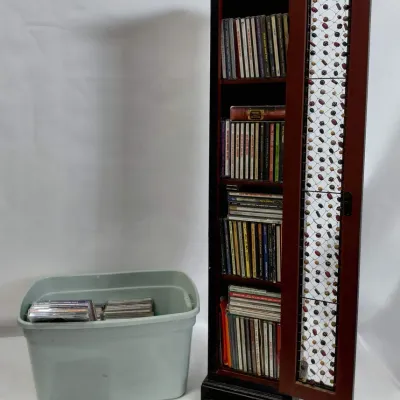 CD Collection - All Titles in Pics, CD Tower, Plastic Crate