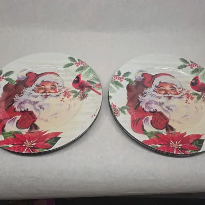 Sale Photo Thumbnail #96: Collection of 8 Vintage Ashland Christmas Plates