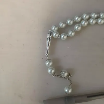 Natural Unique Pearl Muslim Islamic Prayer Beads (33 beads)