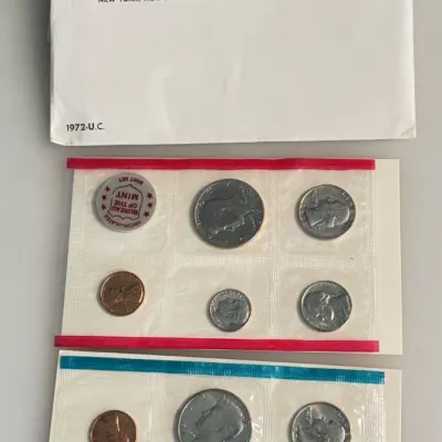 Lot of 2 - 1972 - Uncirculated Coin Sets