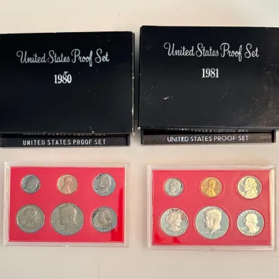 1980 / 1981 - United States Proof Sets