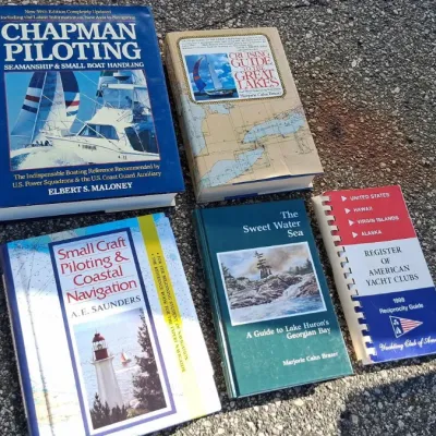 Sale Photo Thumbnail #70: Small Collection of Sailing/Piloting and Navigation Books