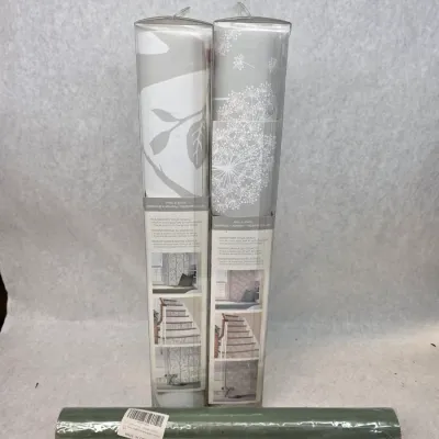 3 BRAND NEW Rolls of Peel and Stick Wallpaper
