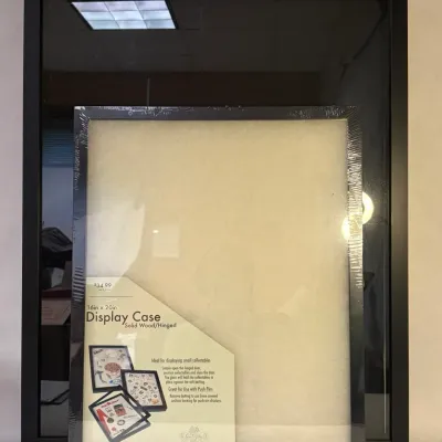 2 Black Display Frames - 20" x 24", 16" x 20"