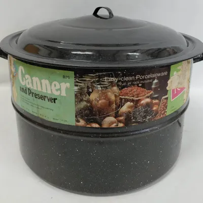 33 Qt Granite Ware Water Bath Canner - 9Qt or 14 Pint Jars or 17 1/2 Pint
