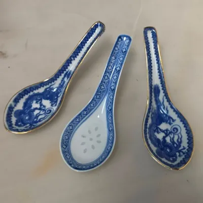 3 Japanese Soup Spoons