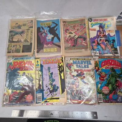 Large Collection of Vintage Comic Books of Varying Genres