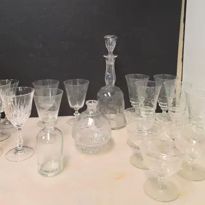 Large Variety of Glassware