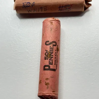 Lot of 2 - Estate Rolls - Unsorted 1943 Steel Cents