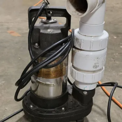 Easy Pro TH-250 Submersible Water Pump - 250W Stainless Utility Pump with Check Valve