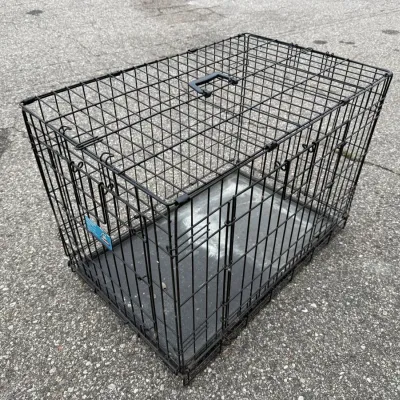 Top Paw Medium Folding Double-Door Wire Dog Crate
