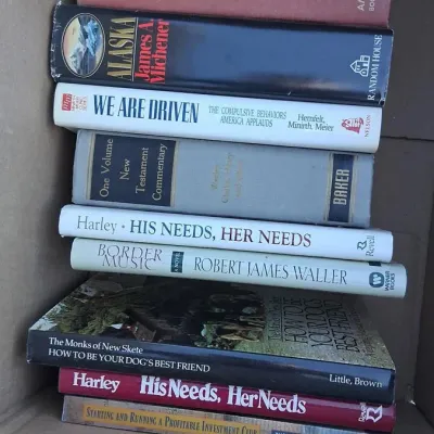 Small Collection of Both Fiction and Non-Fiction Vintage Books