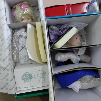 Pallet of Porcelain Dolls - Marian Yu, Knowles, and More