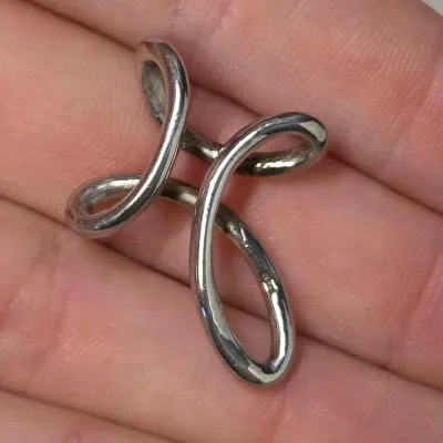 Vintage 925 Sterling Cross Pendant